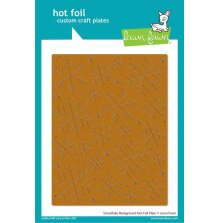 Lawn Fawn Hot Foil Plates - Snowflake Background LF2977