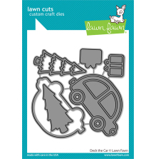 Lawn Fawn Dies - Deck The Car LF2975