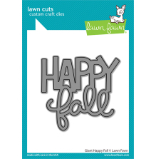 Lawn Fawn Dies - Giant Happy Fall LF2969