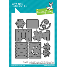 Lawn Fawn Dies - Tiny Gift Box Jack-O-Lantern Add-On