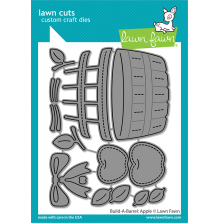 Lawn Fawn Dies - Build-a-barrel: Apple LF2962