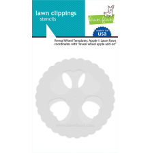 Lawn Fawn Templates - Reveal Wheel Apple