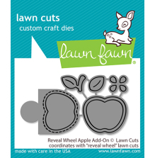 Lawn Fawn Dies - Reveal Wheel Apple Add-On