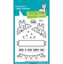 Lawn Fawn Clear Stamps 3X4 - Fangtastic Friends Add-On