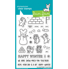 Lawn Fawn Clear Stamps 4X6 - Snowball Fight