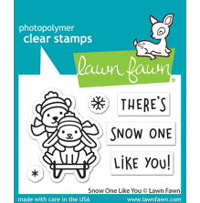Lawn Fawn Clear Stamps 2X3 - Snow One Like You LF2943
