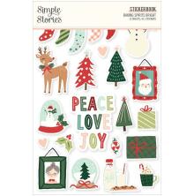 Simple Stories Sticker Book 4X6 12/Pkg - Baking Spirits Bright