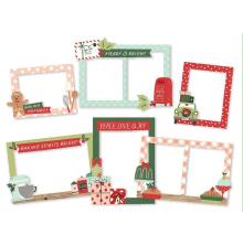 Simple Stories Layered Frames 6/Pkg - Baking Spirits Bright