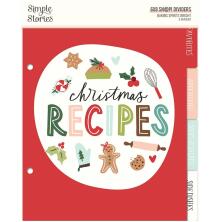 Simple Stories Snap Dividers 6X8 8/Pkg - Baking Spirits Bright