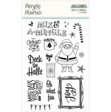 Simple Stories Clear Stamps - Mix &amp; A-Mingle