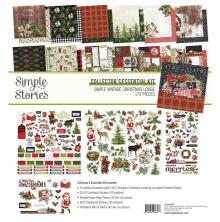 Simple Stories Collectors Essential Kit 12X12 - SV Christmas Lodge