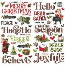 Simple Stories Foam Stickers 50/Pkg - SV Christmas Lodge