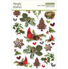 Simple Stories Sticker Book 4X6 12/Pkg - SV Christmas Lodge