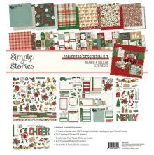 Simple Stories Collectors Essential Kit 12X12 - Hearth &amp; Holiday