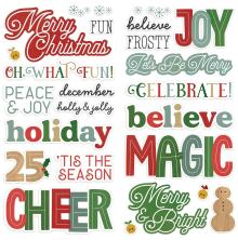 Simple Stories Foam Stickers 26/Pkg - Hearth &amp; Holiday