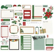 Simple Stories Bits &amp; Pieces Die-Cuts 38/Pkg - Hearth &amp; Holiday Journaling