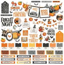 Simple Stories Sticker Sheet 12X12 - SV October 31st