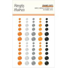 Simple Stories Enamel Dots 60/Pkg - SV October 31st