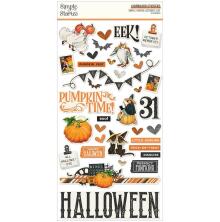 Simple Stories Chipboard Stickers 6X12 - SV October 31st