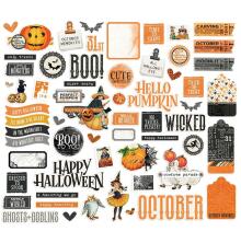 Simple Stories Bits &amp; Pieces Die-Cuts 61/Pkg - SV October 31st