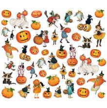 Simple Stories Bits &amp; Pieces Die-Cuts 48/Pkg - SV October 31st Pumpkin