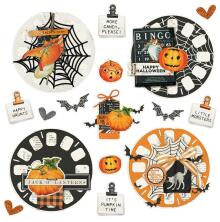 Simple Stories Chipboard Clusters 16/Pkg - SV October 31st