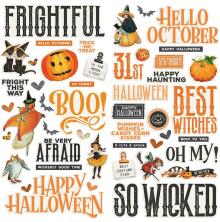 Simple Stories Foam Stickers 48/Pkg - SV October 31st