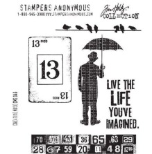 Tim Holtz Cling Stamps 7X8.5 - Creative Muse CMS046