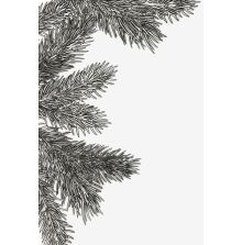 Tim Holtz Sizzix 3-D Texture Fades Embossing Folder - Pine Branches