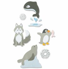 Sizzix Thinlits Die Set - Arctic Animals
