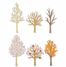 Sizzix Thinlits Die Set - Seasonal Trees