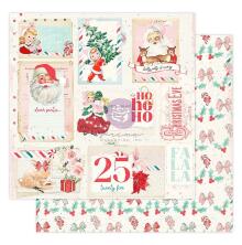 Prima Candy Cane Lane Cardstock 12X12 - Christmas Magic