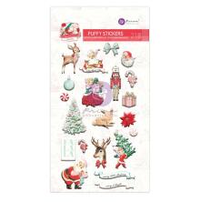 Prima Puffy Stickers 21/Pkg - Candy Cane Lane