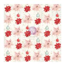 Prima Single-Sided Vellum 12X12 - Candy Cane Lane