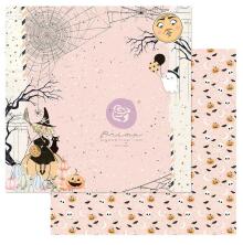 Prima Luna Cardstock 12X12 - Halloween Night