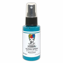 Dina Wakley MEdia Gloss Spray 56ml - Peacock