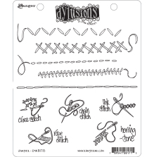 Dylusions Cling Stamps 8.5X7 - Sampler