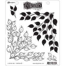 Dylusions Cling Stamps 8.5X7 - Leaf Me Be