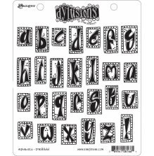 Dylusions Cling Stamps 8.5X7 - Alphablock