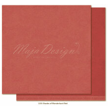 Maja Design Monochromes 12X12 Shades of Wonderland - Red