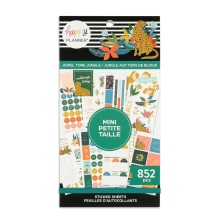 Me &amp; My Big Ideas Happy Planner Stickers Value Pack - MINI Jewel Tone Jungle 852