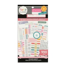 Me &amp; My Big Ideas Happy Planner Stickers Value Pack - Essentials Trackers &amp; Checklists 990