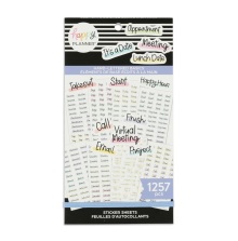 Me &amp; My Big Ideas Happy Planner Stickers Value Pack - Hand-Lettered Basics 1257