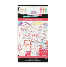 Me &amp; My Big Ideas Happy Planner Stickers Value Pack - A Graceful Heart 679