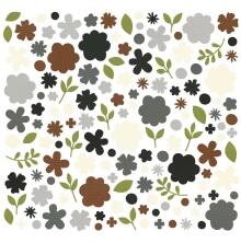 Simple Stories Color Vibe Cardstock Flowers Bits &amp; Pieces 143/Pkg - Basics