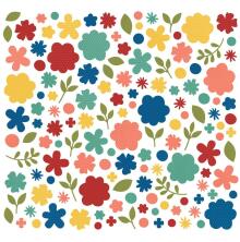 Simple Stories Color Vibe Cardstock Flowers Bits &amp; Pieces 143/Pkg - Bolds