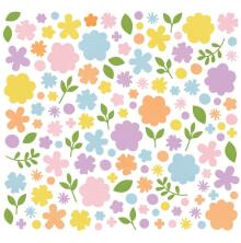 Simple Stories Color Vibe Cardstock Flowers Bits &amp; Pieces 143/Pkg - Spring