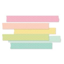 Simple Stories Color Vibe Washi Tape 6/Pkg - Lights