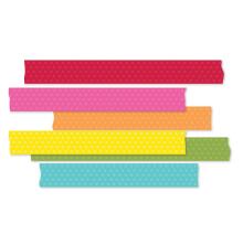 Simple Stories Color Vibe Washi Tape 6/Pkg - Brights