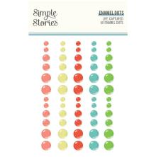 Simple Stories Enamel Dots 60/Pkg - Life Captured